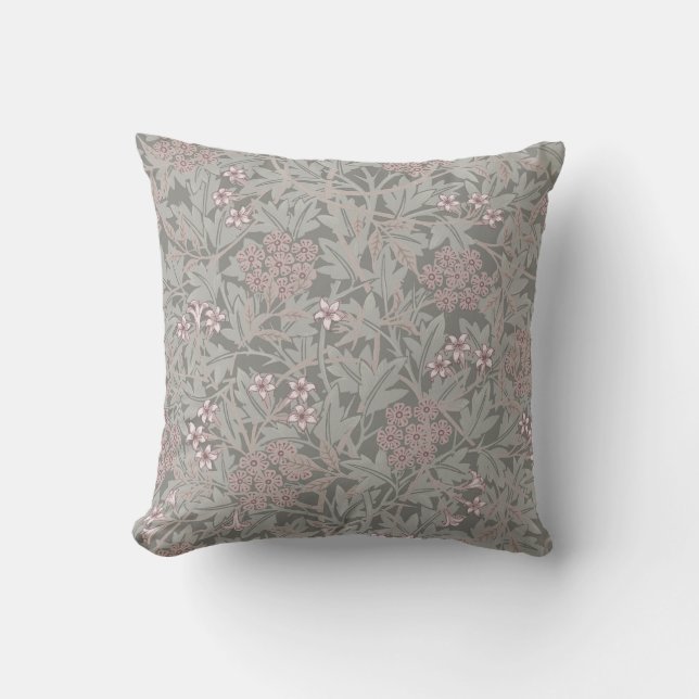 William Morris Jasminebloem Patroon Kussen (Voorkant)