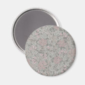 William Morris Jasminebloem Patroon Magneet (Voorkant / Achterkant)