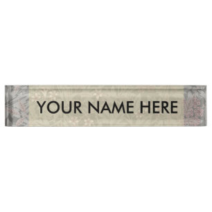 William Morris Jasminebloem Patroon Naambordje