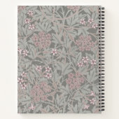 William Morris Jasminebloem Patroon Notitieboek (Achterkant)