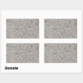 William Morris Jasminebloem Patroon Rechthoekige Sticker (Vel)