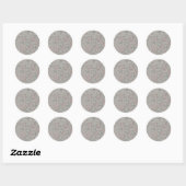 William Morris Jasminebloem Patroon Ronde Sticker (Vel)
