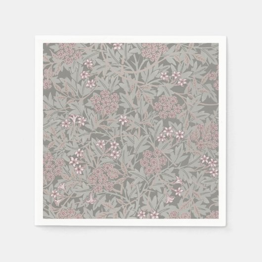 William Morris Jasminebloem Patroon Servet (Voorkant)