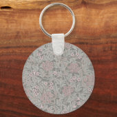 William Morris Jasminebloem Patroon Sleutelhanger (Voorkant)