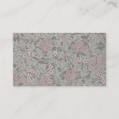 William Morris Jasminebloem Patroon Visitekaartje (Achterkant)
