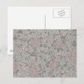William Morris Jasminebloempatroon Briefkaart (Voorkant / Achterkant)