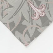 William Morris Jasminebloempatroon Fleece Deken (Hoek)