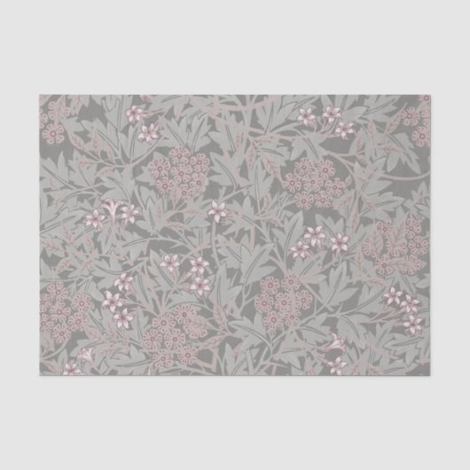 William Morris Jasminebloempatroon Tissuepapier (Voorkant)