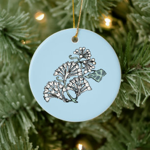 William Morris Jasmines en Bladeren Patroon Keramisch Ornament