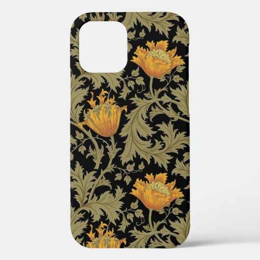 William Morris JH Dearle Anemone Victoriaans Patte Case-Mate iPhone Case (Achterkant)