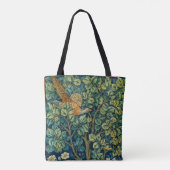 William Morris & John Henry Dearle's fazant Tote Bag (Achterkant)