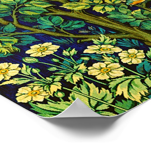 William Morris & John Henry Dearle's Pheasant Post Poster (Hoek)