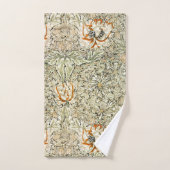 William Morris Kamperfoelie Bloem Behang Bad Handdoek (Handdoek)