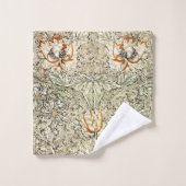 William Morris Kamperfoelie Bloem Behang Bad Handdoek (Wasdoekje)