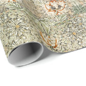 William Morris Kamperfoelie Bloem Behang Cadeaupapier (Rol Hoek)