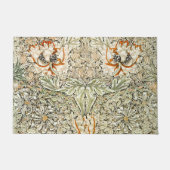 William Morris Kamperfoelie Bloem Behang Deurmat (Voorkant)