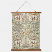 William Morris Kamperfoelie Bloem Behang Hangend Wandkleed (Voorkant)