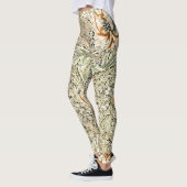 William Morris Kamperfoelie Bloem Behang Leggings (Links)