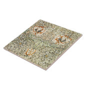 William Morris Kamperfoelie Bloem Behang Tegeltje (Zijkant)
