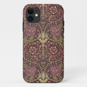 William Morris, Kamperfoelie, bloemen. patroon, Case-Mate iPhone Case