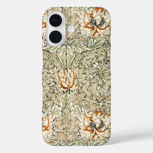 William Morris Kamperfoelie Bloemige Behang Case-Mate iPhone Case (Achterkant)