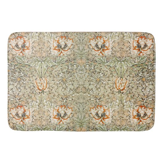 William * Morris Kamperfoelie Botanische Perzik Gr Badmat (Voorkant)