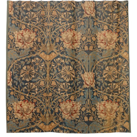 William Morris Kamperfoelie Rijk Behang Douchegordijn (Voorkant)