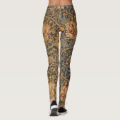 William Morris Kamperfoelie Rijk Behang Leggings (Achterkant)