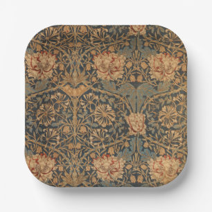 William Morris Kamperfoelie Rijk Behang Papieren Bordje