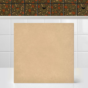 William Morris Kat Acanthus Blad Beige Accent Tegeltje