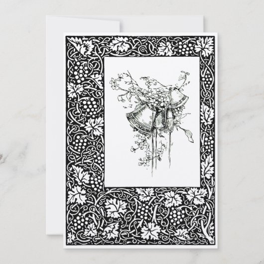  William Morris Kelmscott Grapevine Border Kaart (Achterkant)