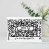 William Morris Kelmscott Hartelijk dank Sjabloon v (Staand voorkant)