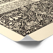 William Morris Kelmscott Press Chaucer Page Poster (Hoek)