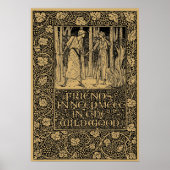 William Morris Kelmscott Press page 1896 Poster (Voorkant)