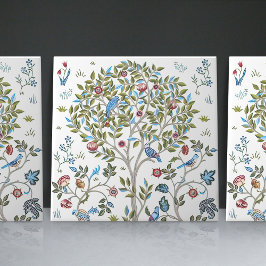 William Morris Kelmscott Tree Nouveau Birds Tegeltje