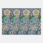 William Morris Kennet Blauw inpakpapier (Voorkant 3)