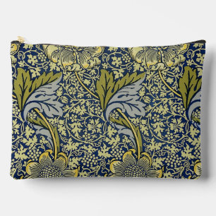 William Morris Kennet Bloem Behang Blauw Goud Etui