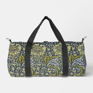 William Morris Kennet Bloemenbehang Blauw Goud Plunjezak