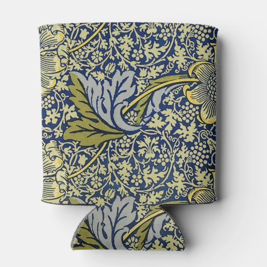 William Morris Kennet Floral Behang Blauw Blikjeskoeler (Achterkant)