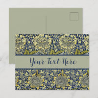 William Morris Kennet Floral Behang Blauw