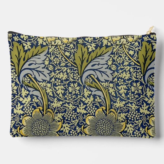 William Morris Kennet Floral Behang Blauw Etui (Achterkant)