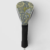 William Morris Kennet Floral Behang Blauw Golfheadcover (Voorkant)