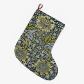 William Morris Kennet Floral Behang Blauw Grote Kerstsok (Voorkant (Hangend))