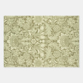 William Morris Kennet Floral Behang Blauw Inpakpapier Vel (Voorkant 3)