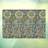 William Morris Kennet Floral Behang Blauw Raamsticker (Vel 3)