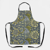 William Morris Kennet Floral Behang Blauw Schort (Voorkant)