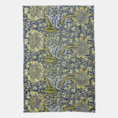 William Morris Kennet Floral Behang Blauw Theedoek (Verticaal)