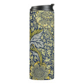 William Morris Kennet Floral Behang Blauw Thermosbeker (Gedraaid links)