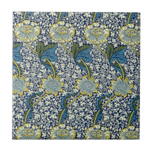 William Morris Kennet Pattern (Blauw) Tegeltje