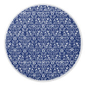 William Morris keramische knop esthetische blauwe  (Voorkant)